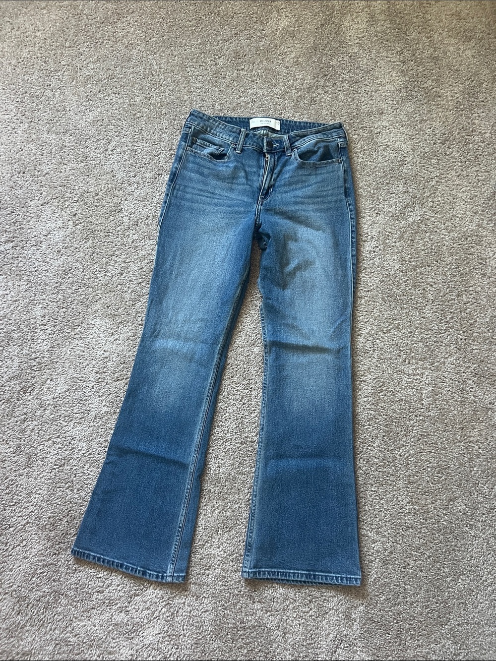 Hollister Blue Women's Bootcut Jeans - Classic Denim size 10 long